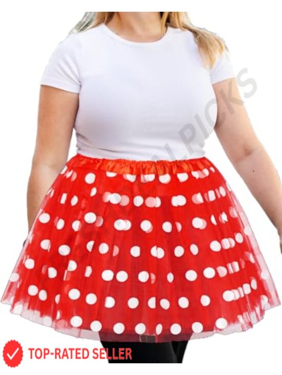 Other - 5 Layer Tulle Tutu Skirt Adjustable Elastic Waist Plus Size